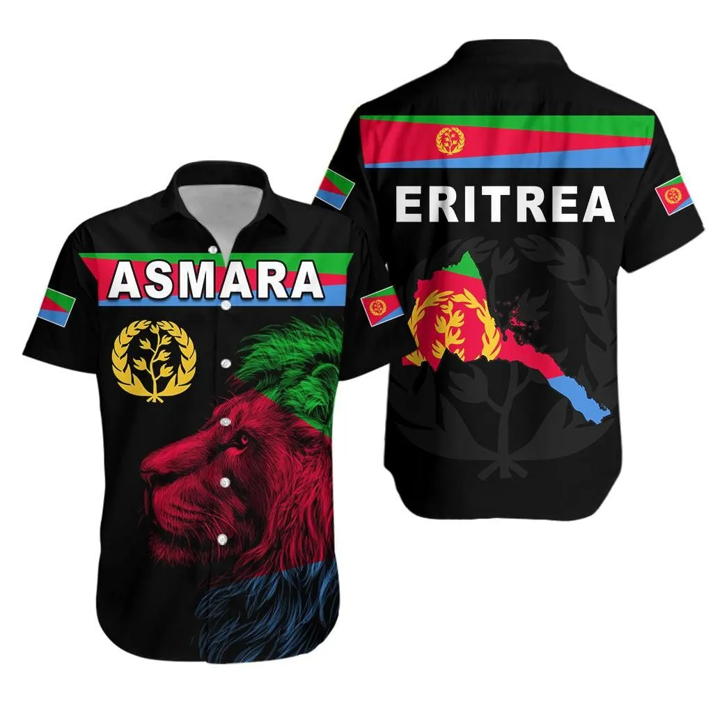Asmara Eritrean Hawaiian Shirt Eritrea Lion Proud Olive Symbol Lt13_0