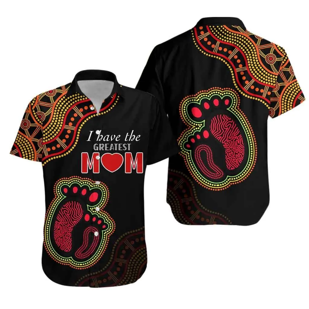 Australia Mother Day Aboriginal Hawaiian Shirt The Greatest Mom Lt13_1