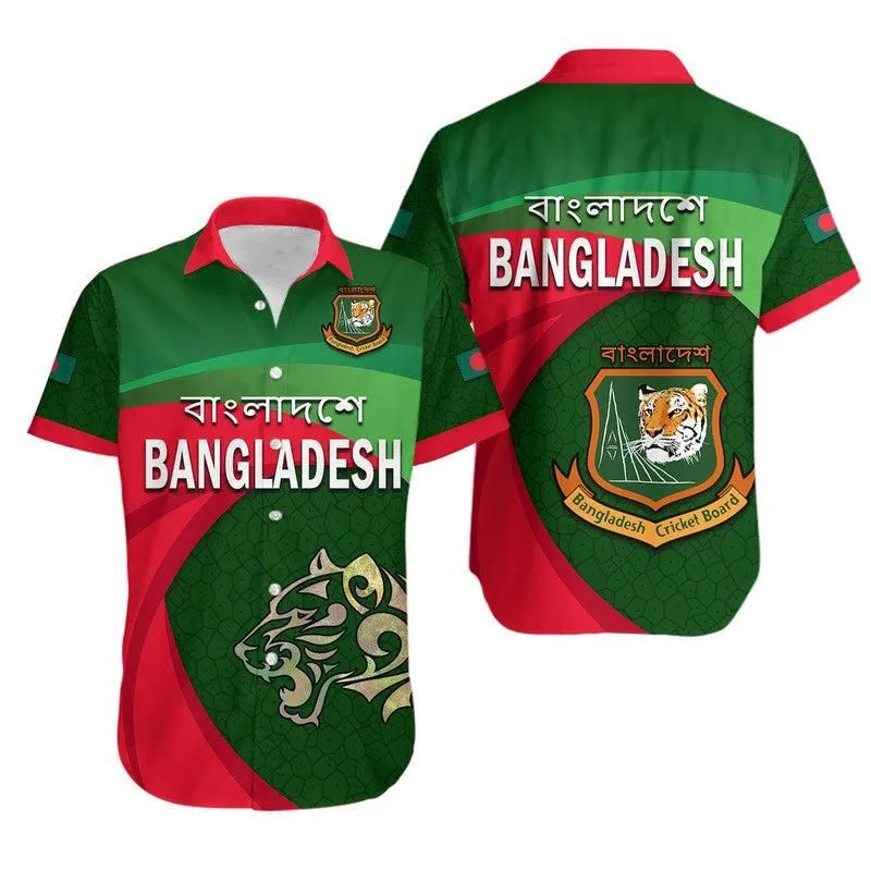 Bangladesh Cricket Team Hawaiian Shirt Bangla Tigers Simple Lt9_0