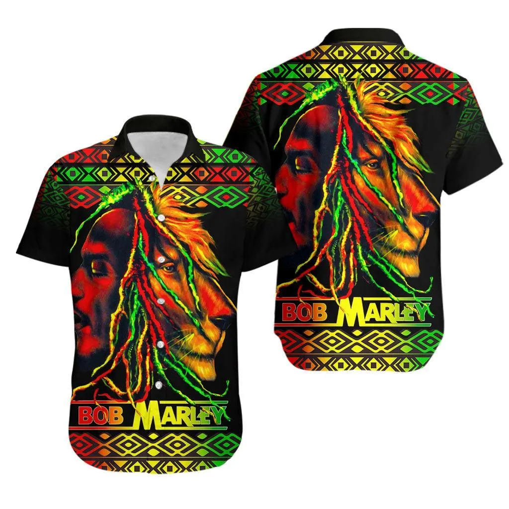 Bob Marley One Love Hawaiian Shirt Lt6_0