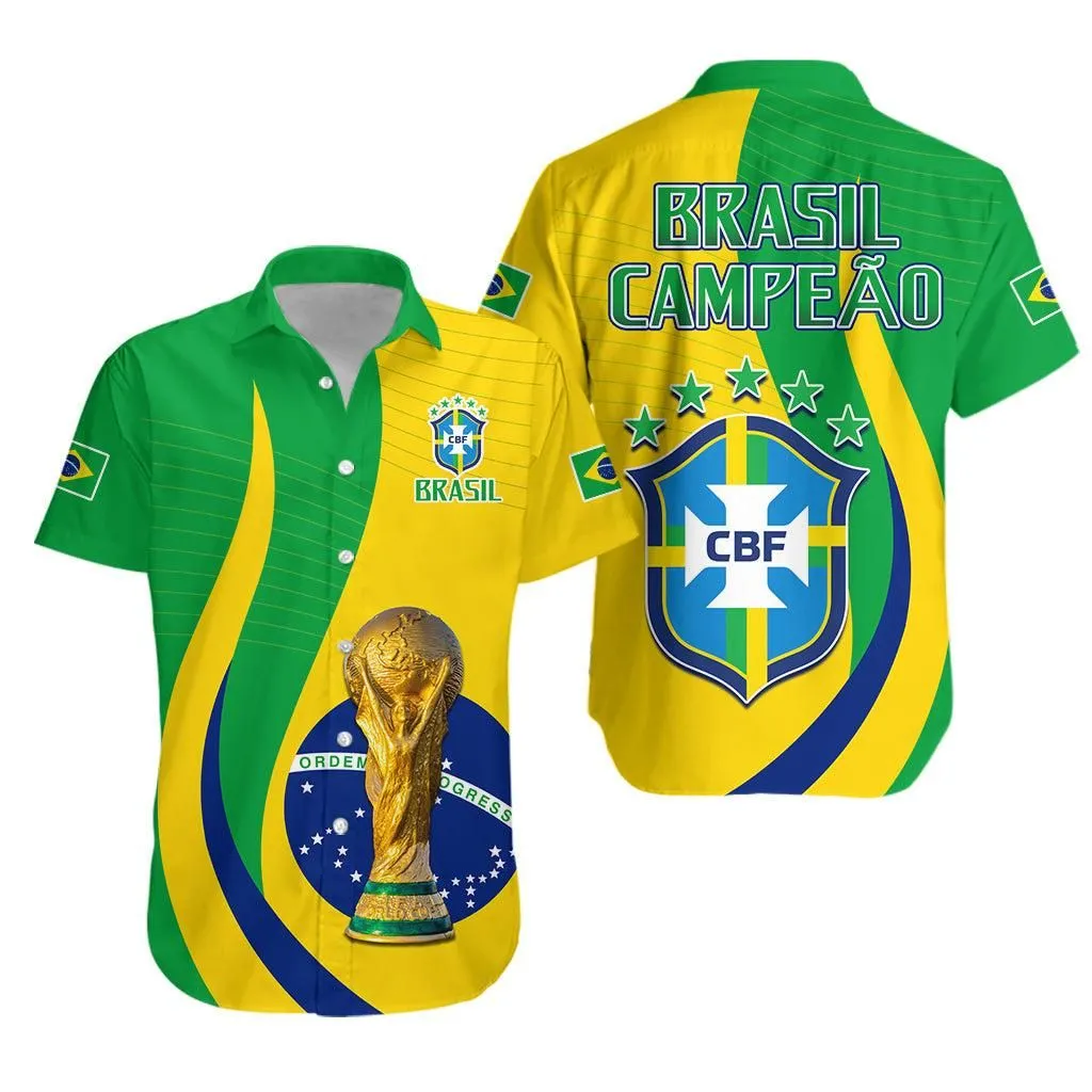 Brazil Football Champions Hawaiian Shirt Selecao Style Vibe Lt13_0