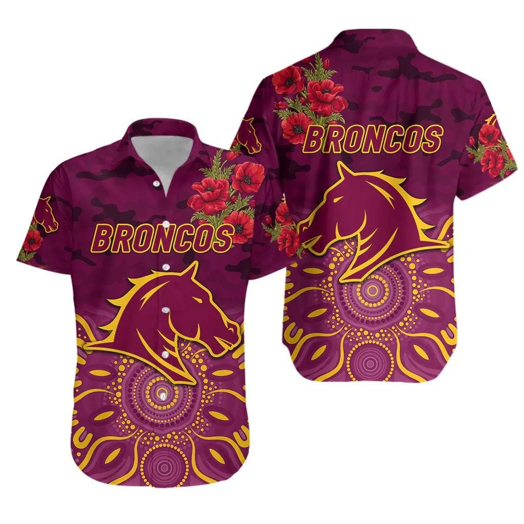 Brisbane Broncos Anzac 2022 Hawaiian Shirt Indigenous Vibes Lt8_1
