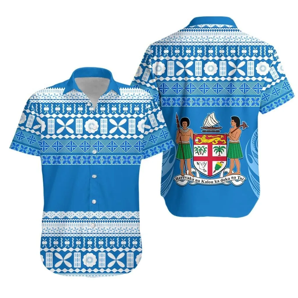 Bula Fiji Hawaiian Shirt Tapa Pattern Lt13_0