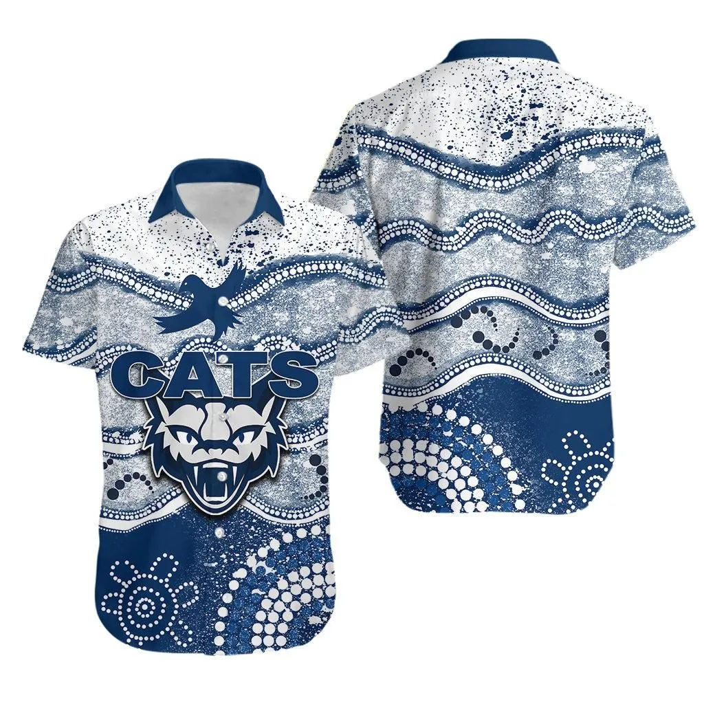 Cats Hawaiian Shirt Aboriginal Grunge Style Lt6_1