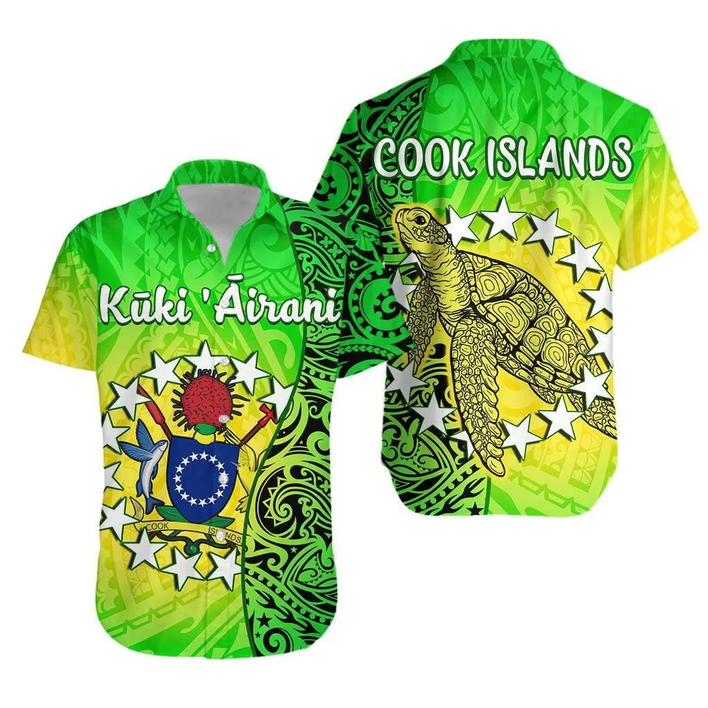 Cook Islands Combo Dress And Shirt Cook Islands Coat Of Arms Turtle Polynesian Lt14_0
