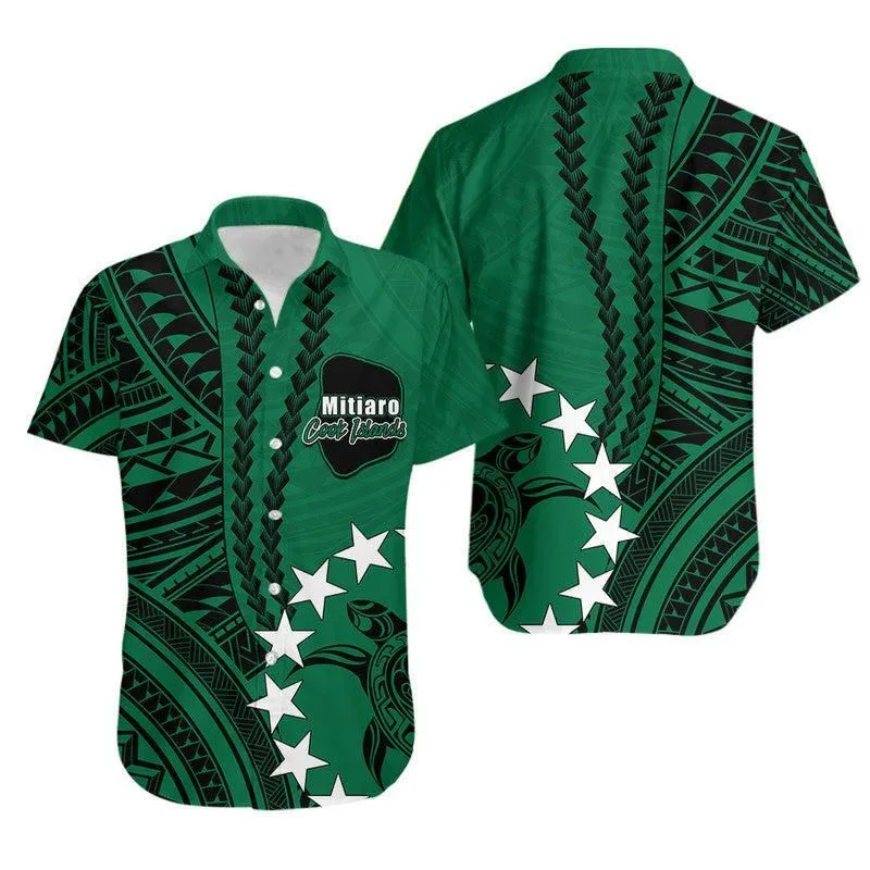 Cook Islands Mitiaro Polynesian Hawaiian Shirt Lt6_0