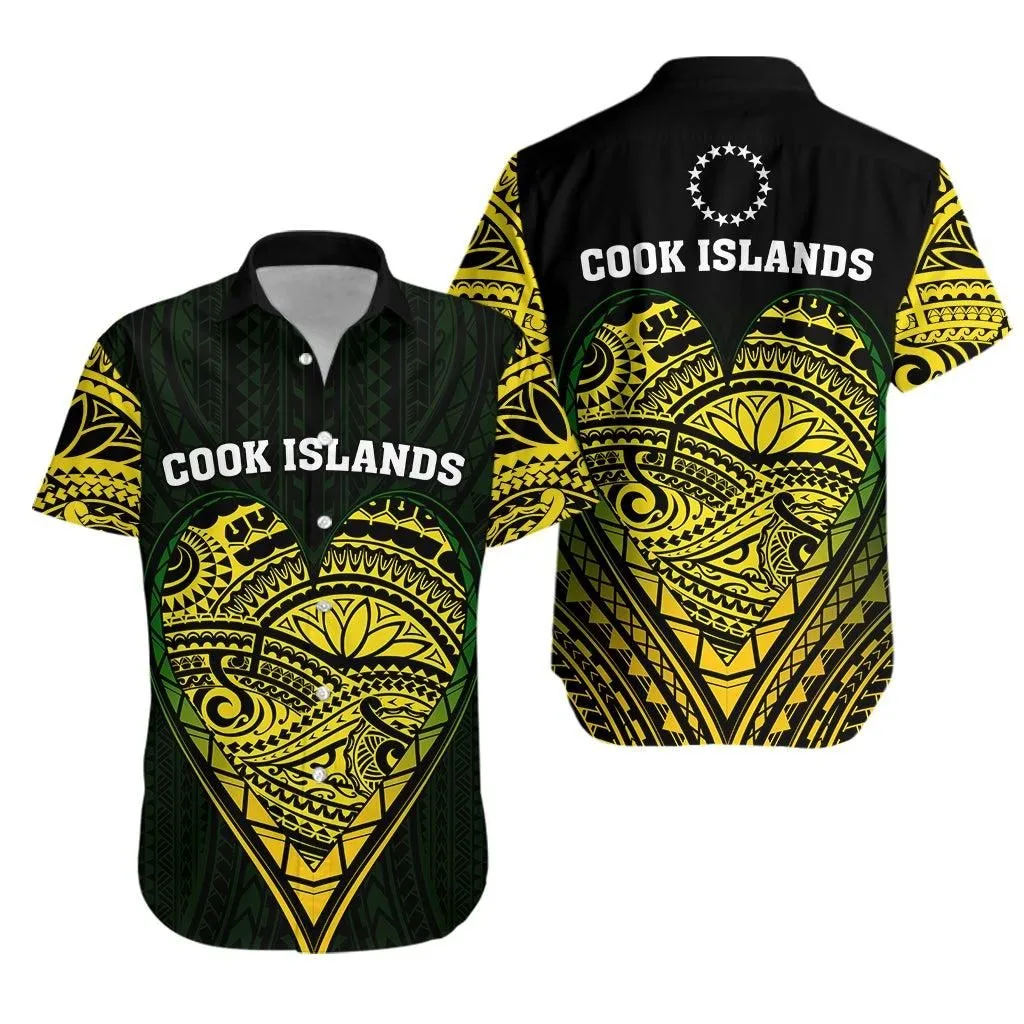 Cook Islands Pattern Hawaiian Shirt Always In My Heart Lt13_0