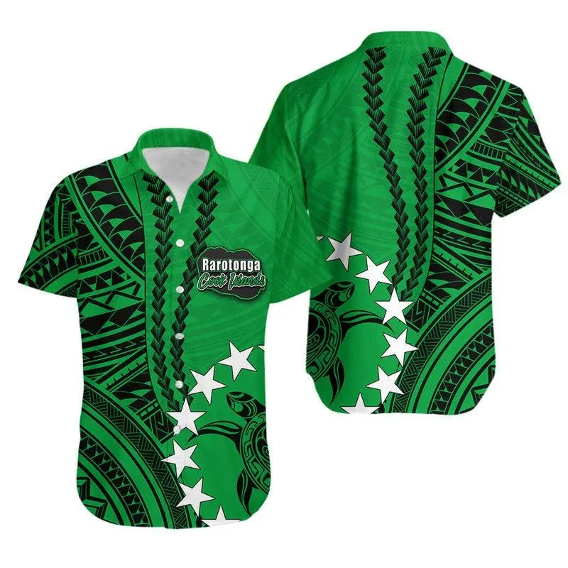 Cook Islands Rarotonga Polynesian Hawaiian Shirt Lt6_0