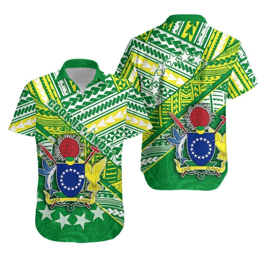 Cook Islands Rugby Hawaiian Shirt New Breathable Lt13_1
