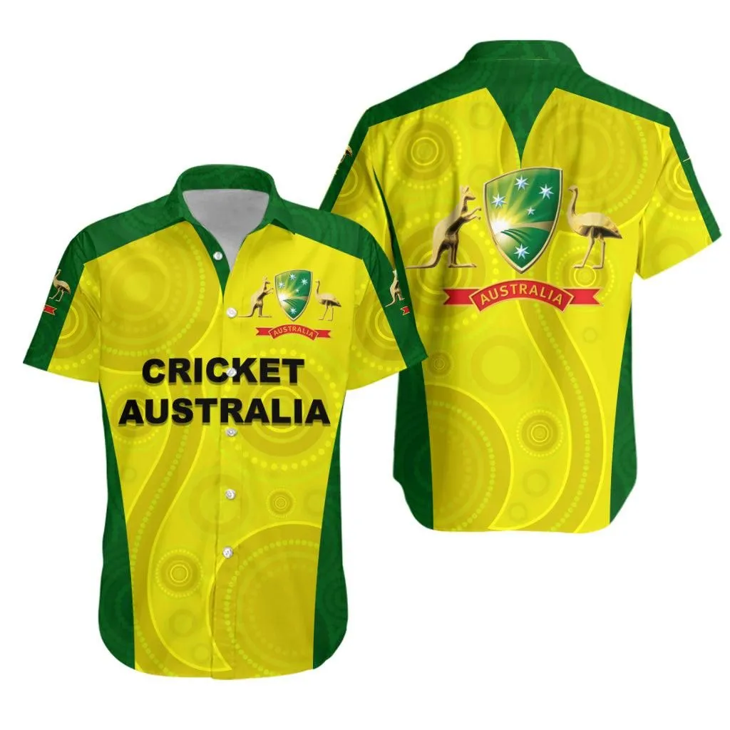 Cricket Australia Indigenous Hawaiian Shirt 2021   Lt20_0