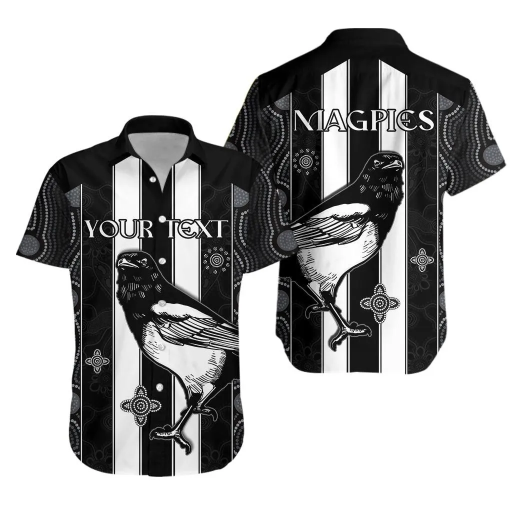 (Custom Personalised) Magpies Indigenous Hawaiian Shirt We Are The Champions Lt13_1