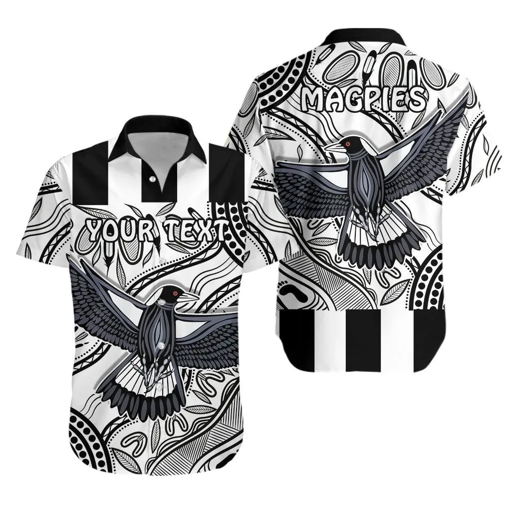 (Custom Personalised) Magpies Lovers Hawaiian Shirt Collingwood Forever Lt13_1