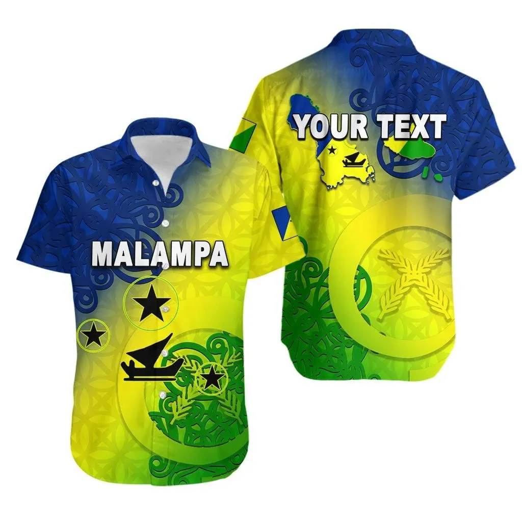 (Custom Personalised) Malampa Province Hawaiian Shirt Sand Drawing Of Vanuatu Lt6_1