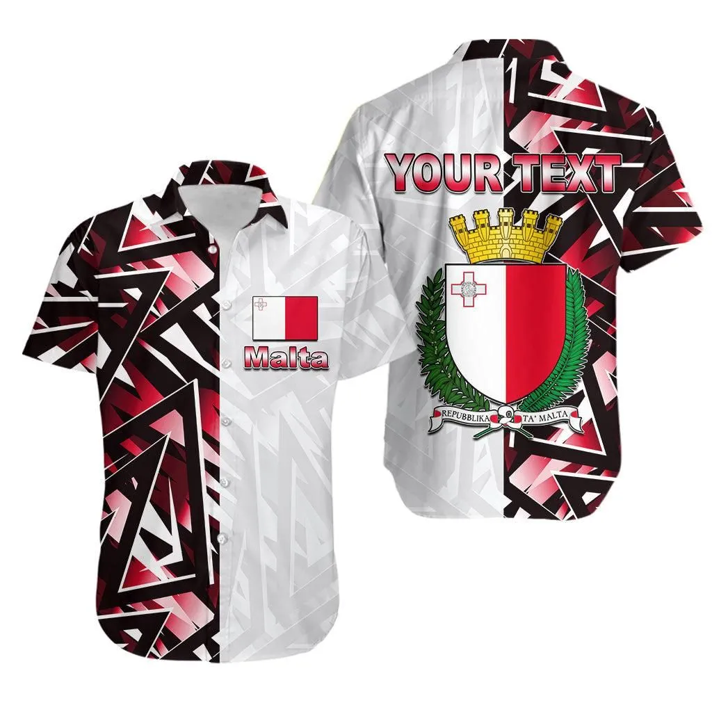 (Custom Personalised) Malta Hawaiian Shirt Sport Style Lt6_1