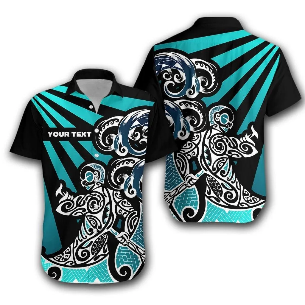 (Custom Personalised) Maori Aotearoa Hawaiian Shirt New Zealand Simple Style Lt16_1