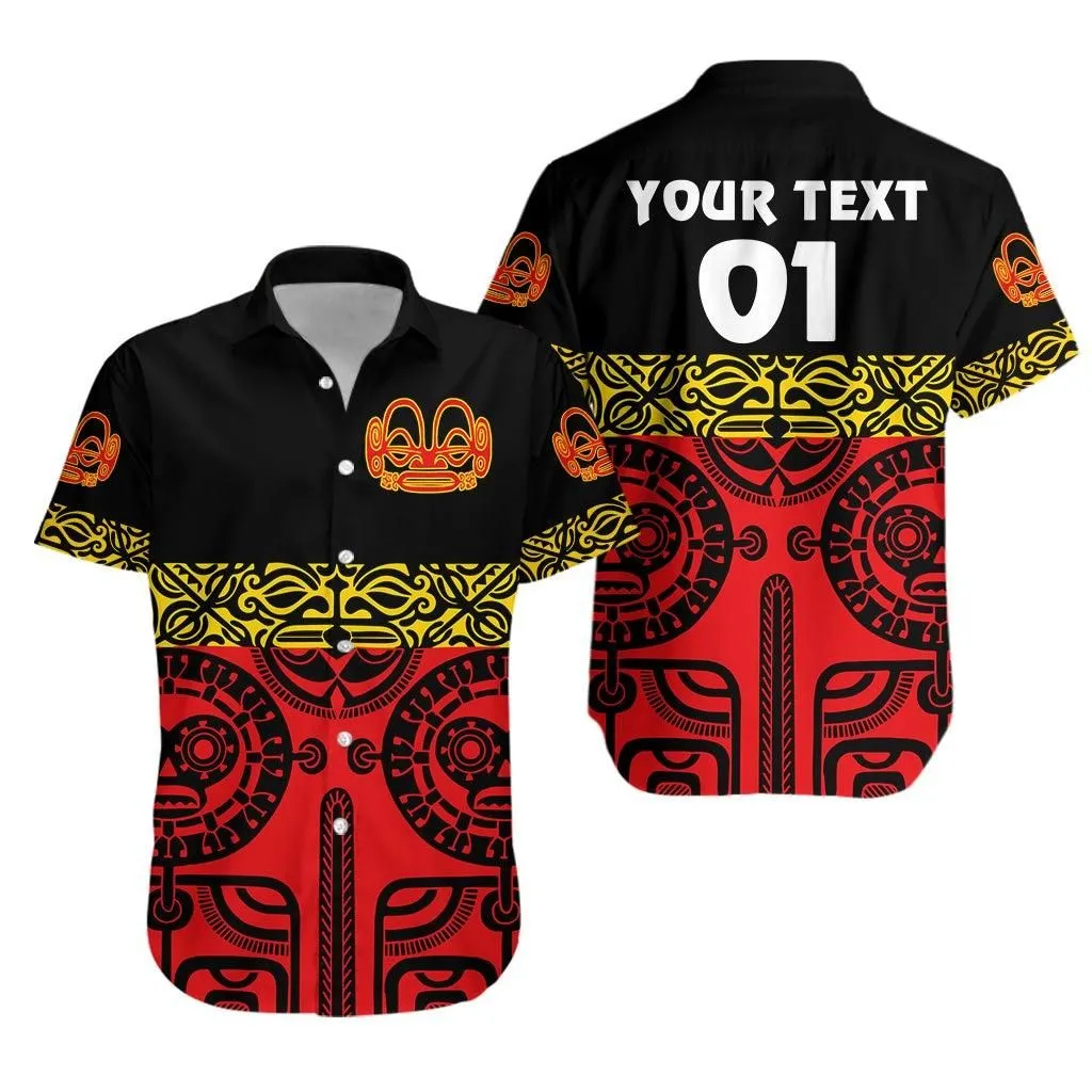 (Custom Personalised) Marquesas Islands Hawaiian Shirt Marquesan Tattoo Special Style   Red Lt8_1