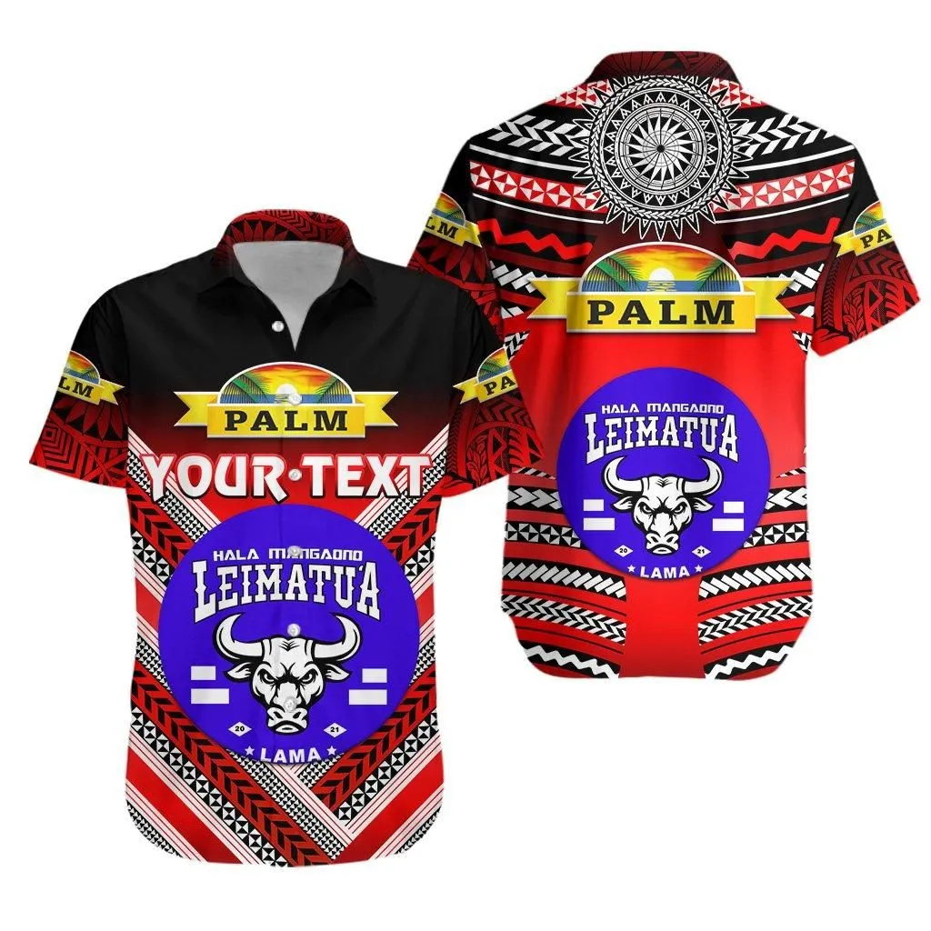 (Custom Personalised) Mate Maa Tonga Hawaiian Shirt Leimatua Bulls Creative Style   Red No1 Lt8_1