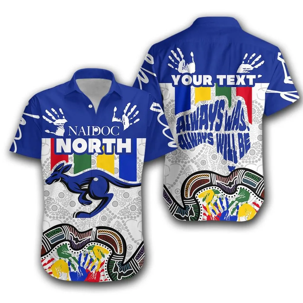 (Custom Personalised) Melbourne Hawaiian Shirt North Naidoc Week Kangaroos Special Style Lt16_1