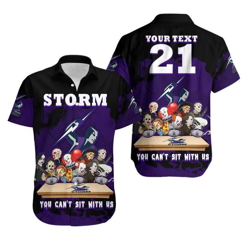 (Custom Personalised) Melbourne Storm Hawaiian Shirt You CanT Sit With Us Horror Movies Characters Lt9_0