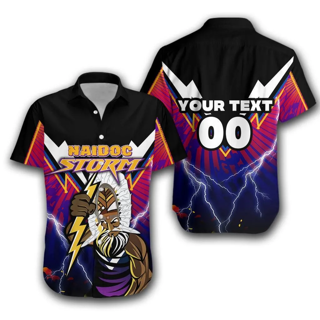(Custom Personalised) Melbourne Storm Naidoc Week Hawaiian Shirt Aboriginal Special Style Lt16_1