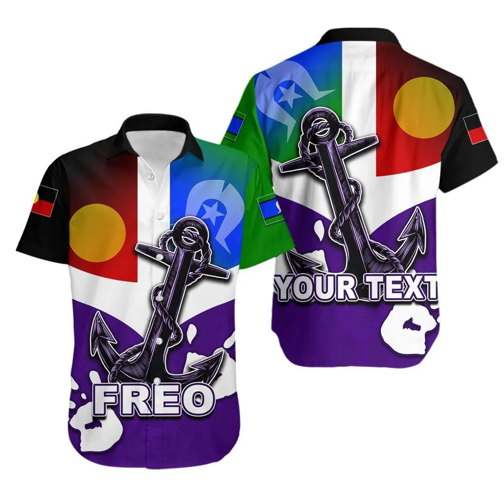 (Custom Personalised) Naidoc Fremantle Hawaiian Shirt Freo Flag Lt6_1