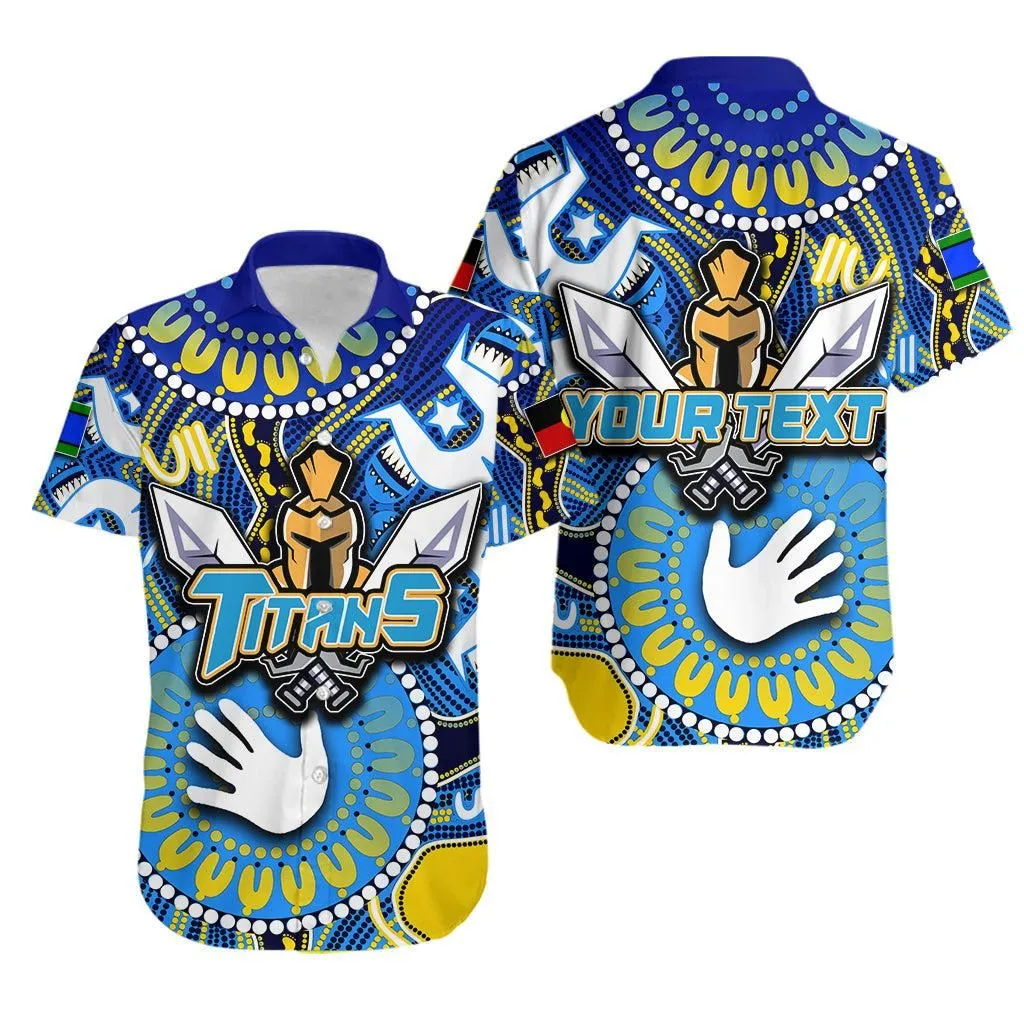 (Custom Personalised) Naidoc Gold Coast Hawaiian Shirt Titans Naidoc Patterns Lt6_1