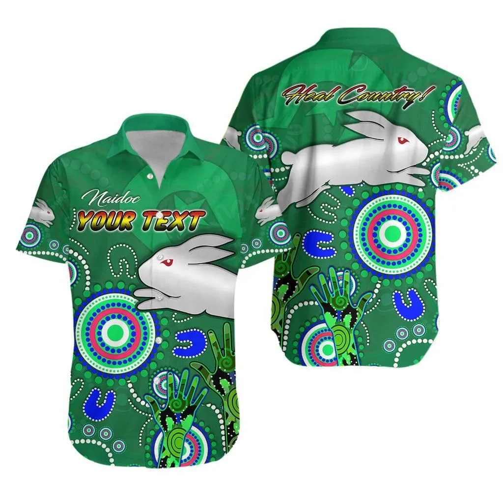 (Custom Personalised) Naidoc Rabbitohs 2021 Hawaiian Shirt Health Life Lt13_1