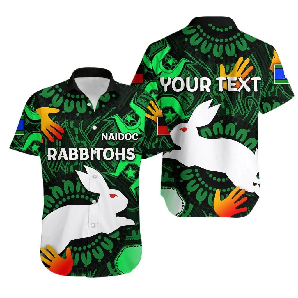 (Custom Personalised) Naidoc Rabbitohs Hawaiian Shirt Naidoc Patterns Lt6_1