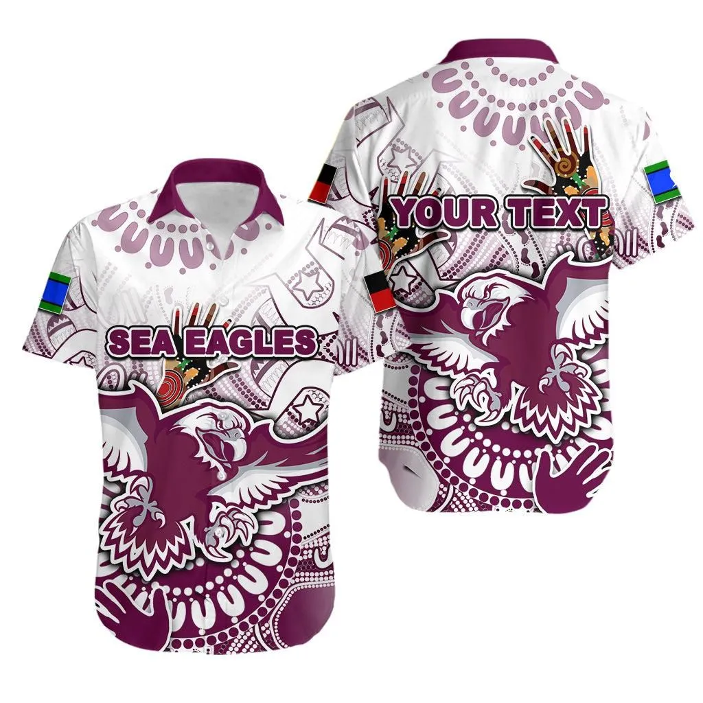 (Custom Personalised) Naidoc Sea Eagles Hawaiian Shirt Naidoc Patterns Lt6_1