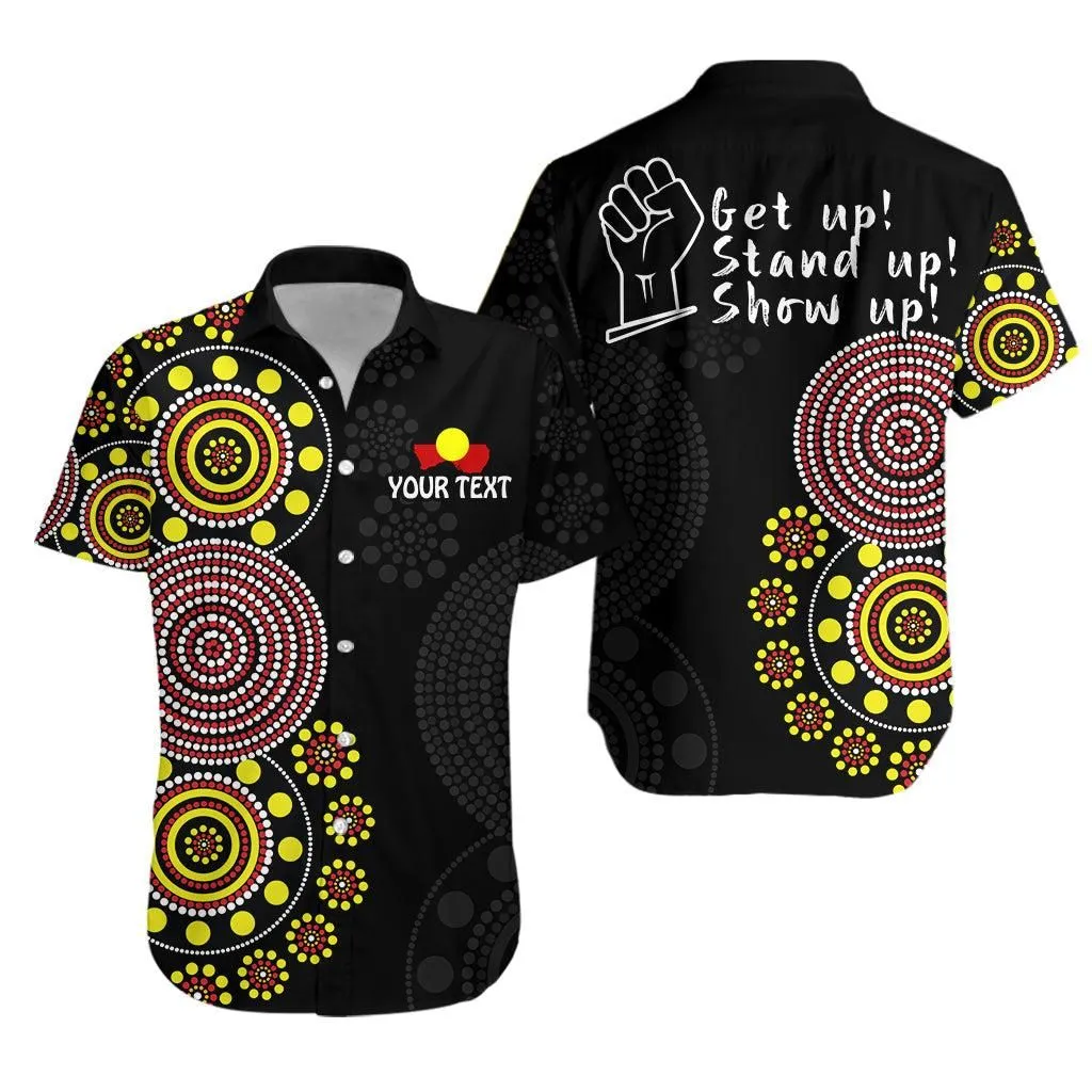 (Custom Personalised) Naidoc Week 2022 Hawaiian Shirt Version Aboriginal Dot Get Up Lt13_0