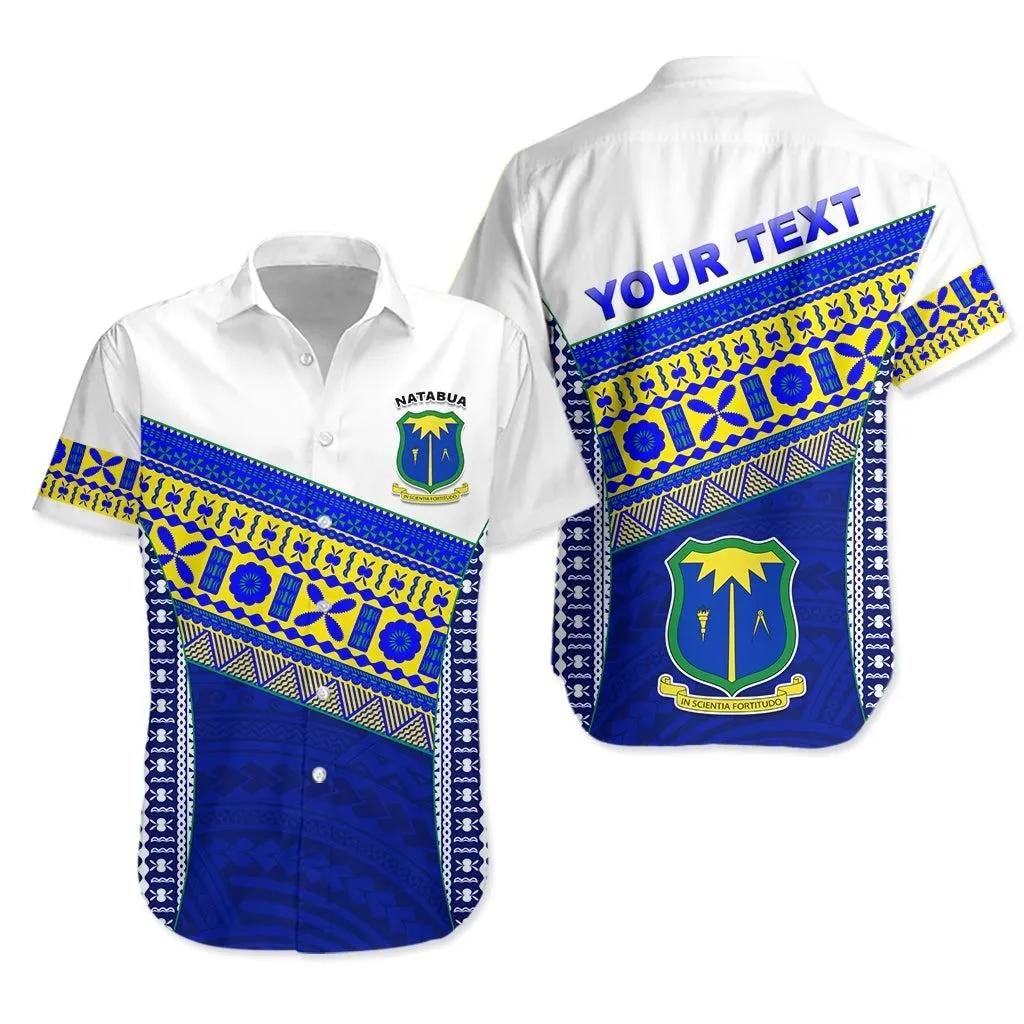 (Custom Personalised) Natabua High School Fiji Hawaiian Shirt   Nhs Polynesian Lt13_1