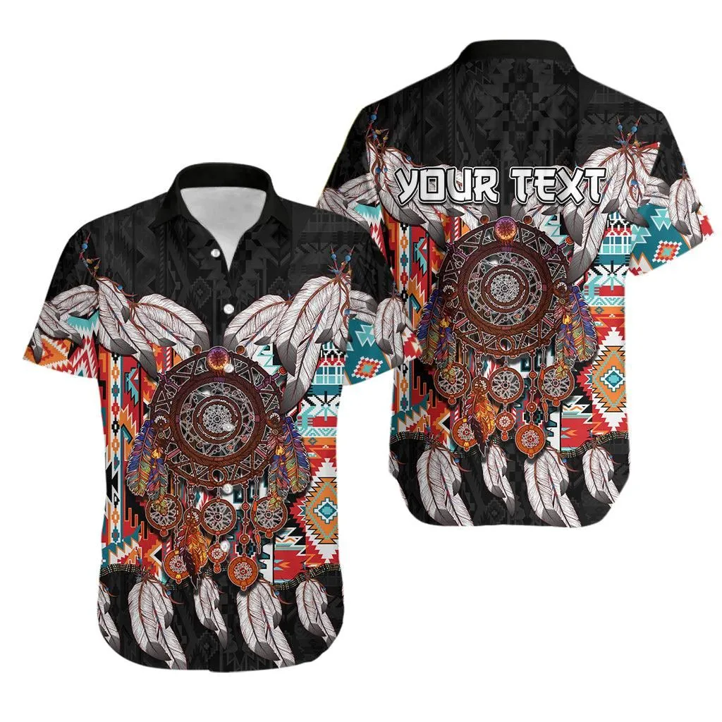 (Custom Personalised) Native American Hawaiian Shirt Native Patterns Dreamcatcher Lt6_1