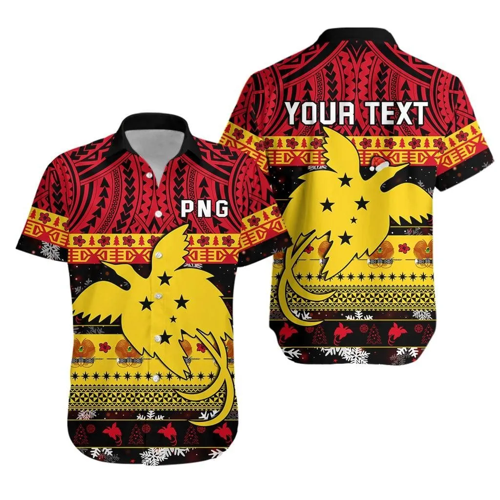 (Custom Personalised) Papua New Guinea Christmas Hawaiian Shirt Raggiana Loved Lt13_0
