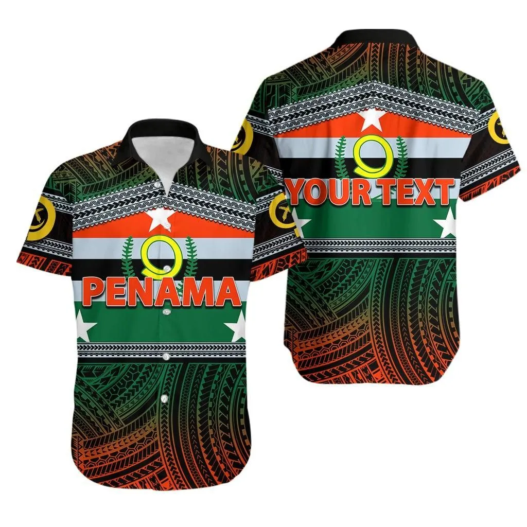 (Custom Personalised) Penama Province Hawaiian Shirt Of Vanuatu Polynesian Patterns Lt6_1