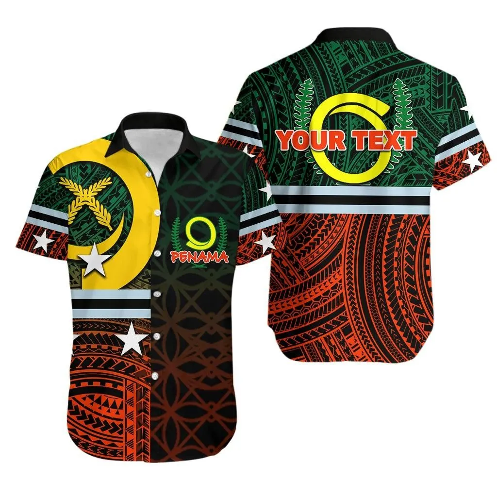 (Custom Personalised) Penama Province Hawaiian Shirt Of Vanuatu Polynesian Patterns Mix Sand Drawing Lt6_1