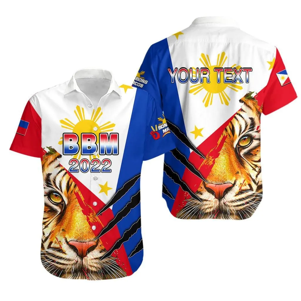 (Custom Personalised) Philippines Hawaiian Shirt Bbm 2022 Tiger Of The North Lt6_1