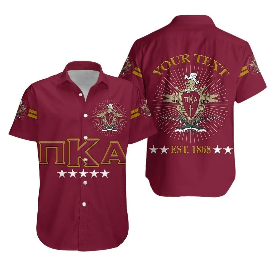 (Custom Personalised) Pi Kappa Alpha Fraternity Pikes Hawaiian Shirt Simple Style   Garnet Lt8_1