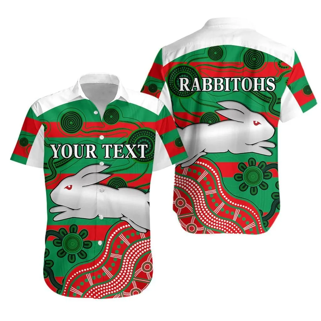 (Custom Personalised) Rabbitohs Hawaiian Shirt Nippy Indigenous Lt13_1