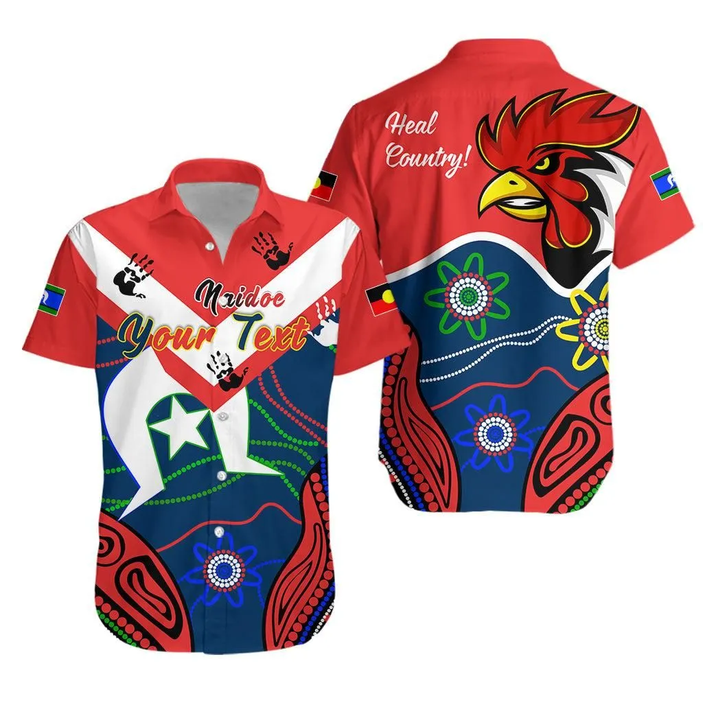 (Custom Personalised) Roosters Naidoc Week Hawaiian Shirt Sydney Lt13_1