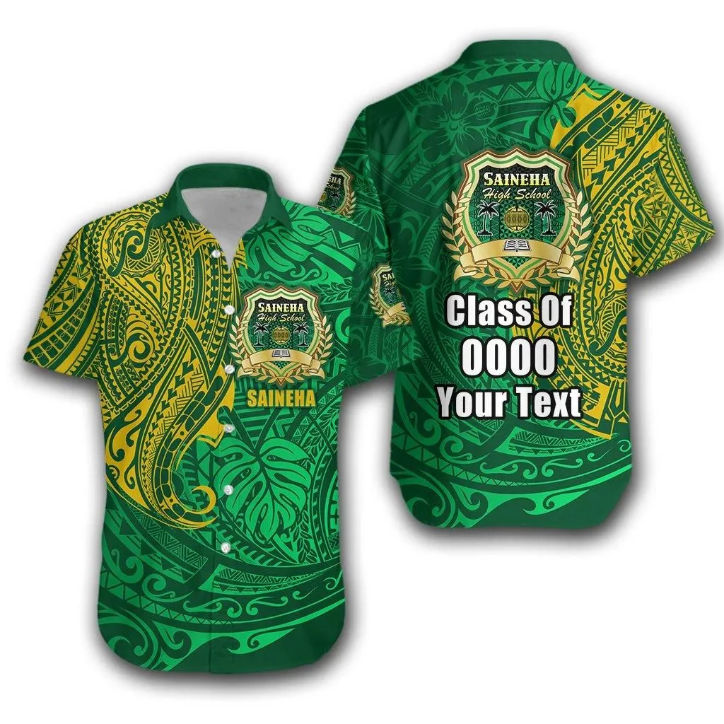 (Custom Personalised) Saineha Tonga Hawaiian Shirt Polynesian Special   Class Of Lt16_1