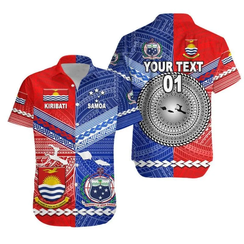 (Custom Personalised) Samoa And Kiribati Hawaiian Shirt Together Lt8_0