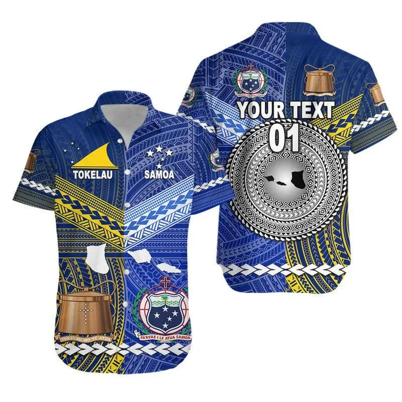 (Custom Personalised) Samoa And Tokelau Hawaiian Shirt Together Lt8_0