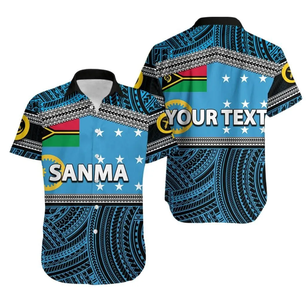 (Custom Personalised) Sanma Province Hawaiian Shirt Of Vanuatu Polynesian Patterns Lt6_1