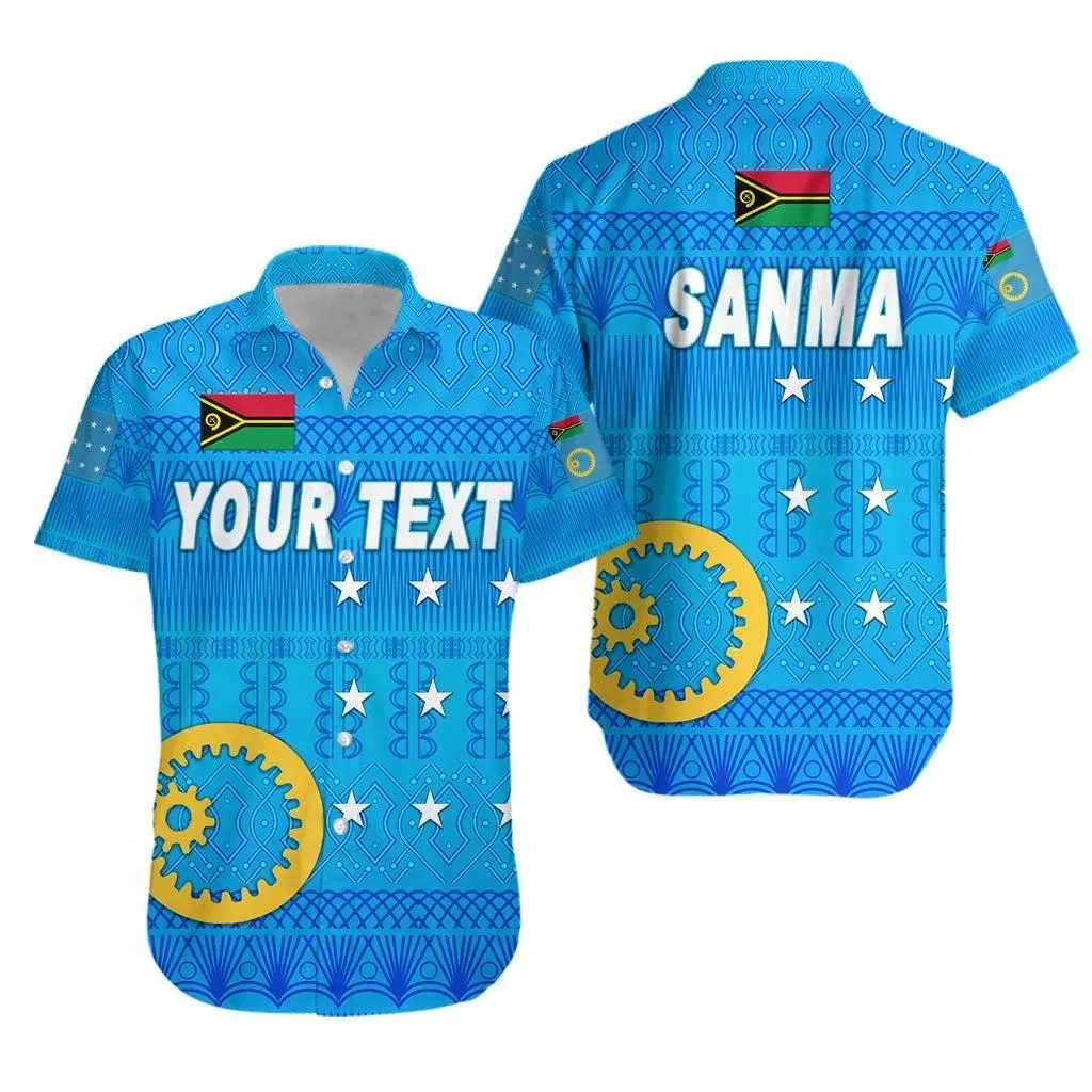 (Custom Personalised) Sanma Province Hawaiian Shirt Vanuatu Pattern Traditional Style Lt8_1