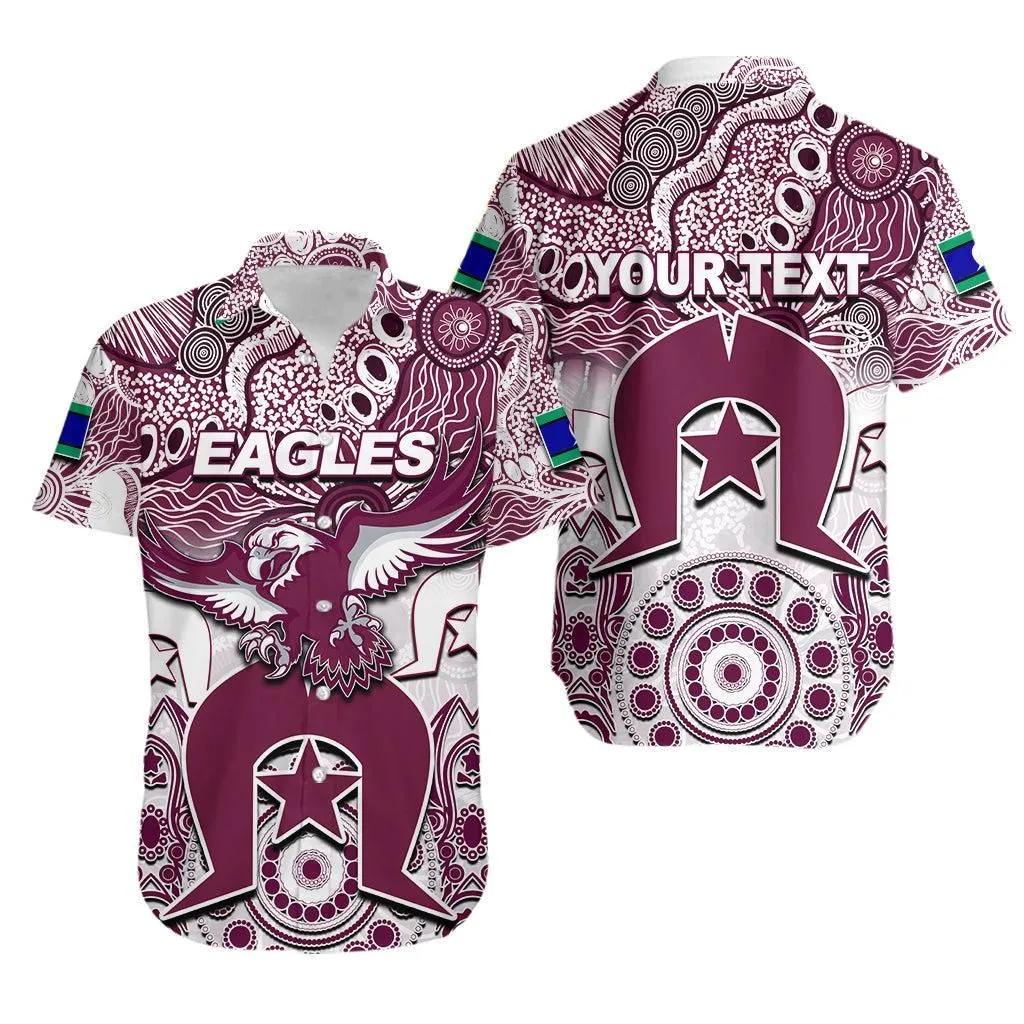 (Custom Personalised) Sea Eagles Torres Strait Islanders Mix Aboriginal Hawaiaan Shirt Lt6_1