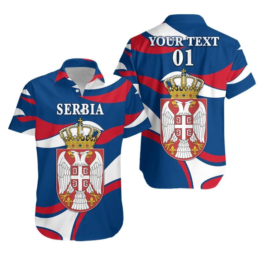 (Custom Personalised) Serbia Hawaiian Shirt Sporty Style Lt8_1