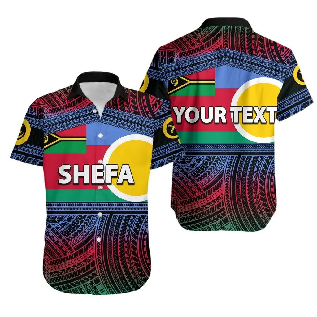 (Custom Personalised) Shefa Province Hawaiian Shirt Of Vanuatu Polynesian Patterns Lt6_1