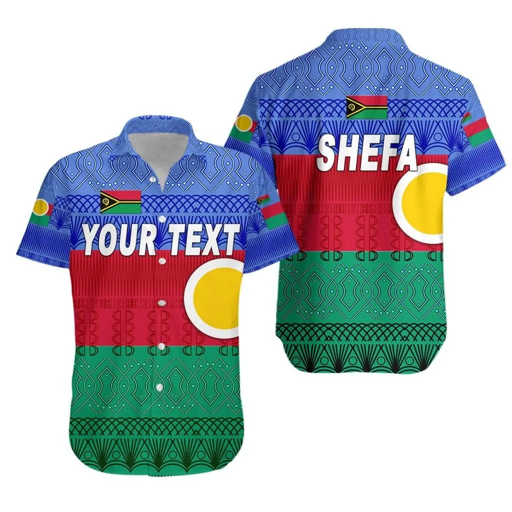 (Custom Personalised) Shefa Province Hawaiian Shirt Vanuatu Pattern Traditional Style Lt8_1