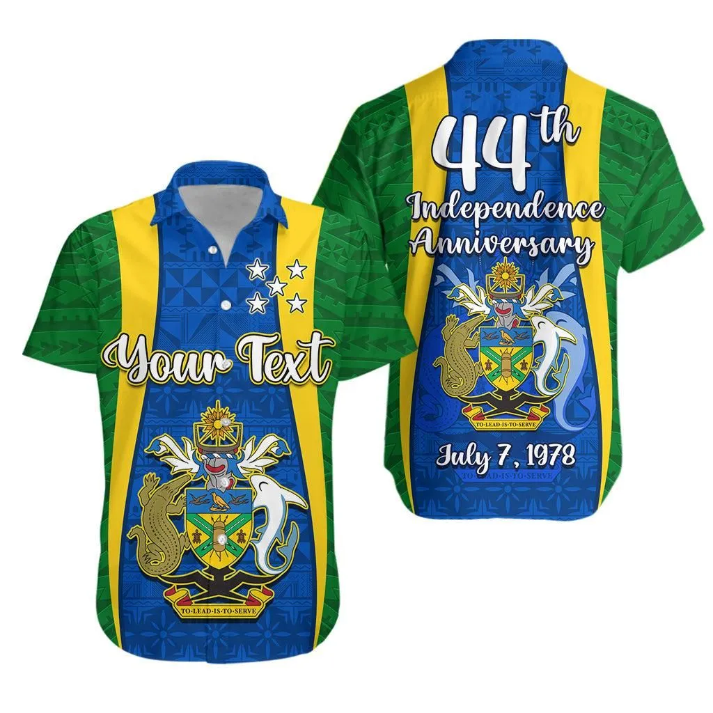 (Custom Personalised) Solomon Islands Day Hawaiian Shirt 44 Years Independence Anniversary Lt13_0