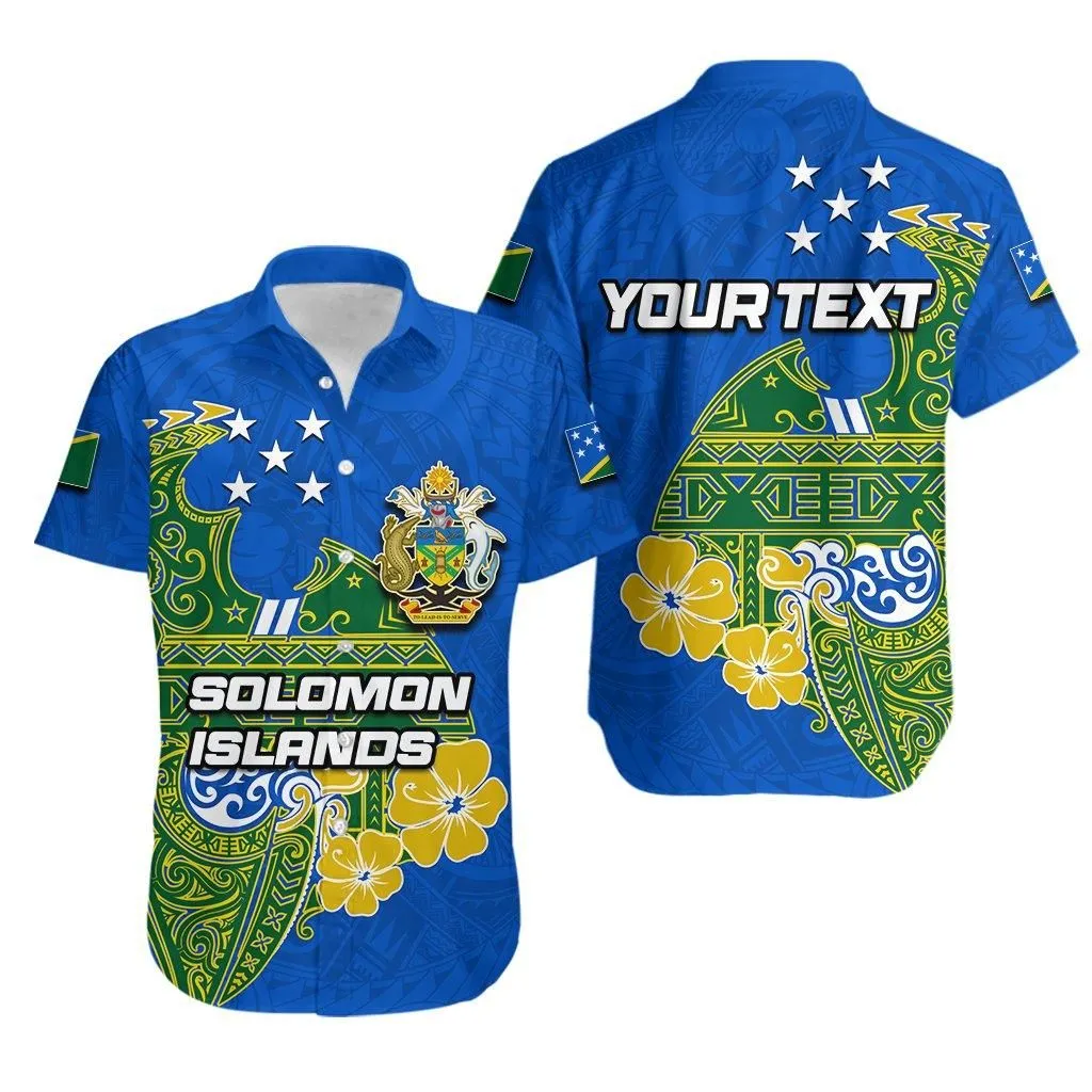 (Custom Personalised) Solomon Islands Independence 43Rd Melanesia Tattoo Hawaiian Shirt Lt6_1